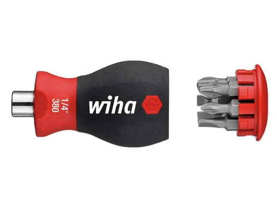 WHA33738 - Magnetic SoftFinish® Stubby Screwdriver with Bit Magazine (SL, PH)