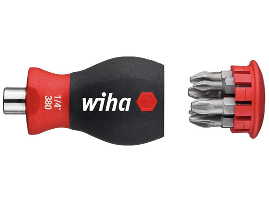 WHA33741 - Magnetic SoftFinish® Stubby Screwdriver with Bit Magazine (PH, PZ)
