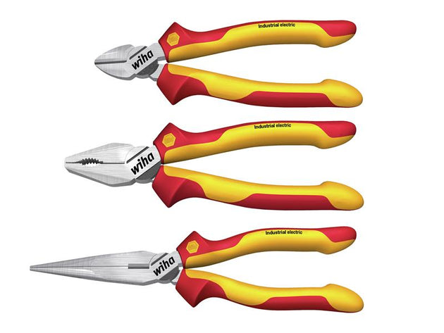 WHA38637 - Industrial electric Pliers Set, 3 Piece