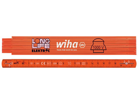 WHA42068 - Longlife® Electrician's Folding Ruler 2m