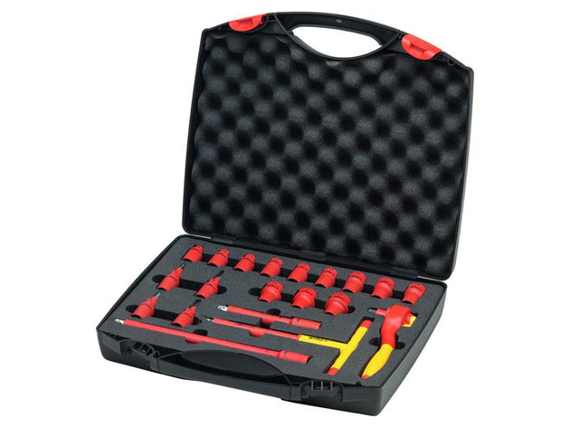 WHA43023 - Insulated 3/8in Ratchet Wrench Set, 21 Piece (inc. Case)