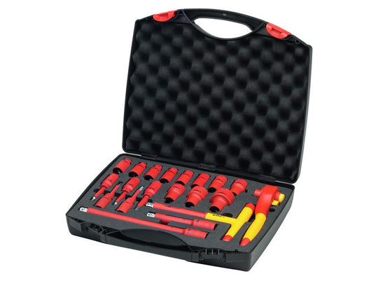 WHA43024 - Insulated 1/2in Ratchet Wrench Set, 21 Piece (inc. Case)