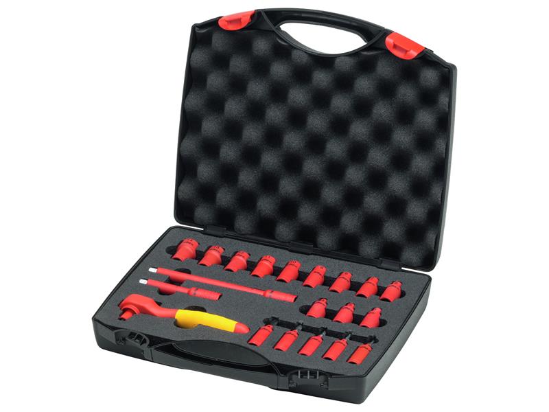 WHA43025 - Insulated 1/4in Ratchet Wrench Set, 21 Piece (inc. Case)