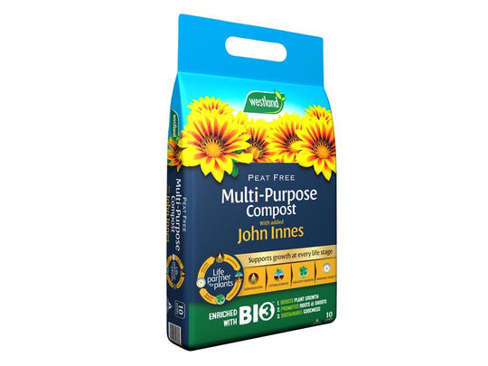 WLD10100187 - Multi-Purpose Compost + John Innes Peat Free 10L