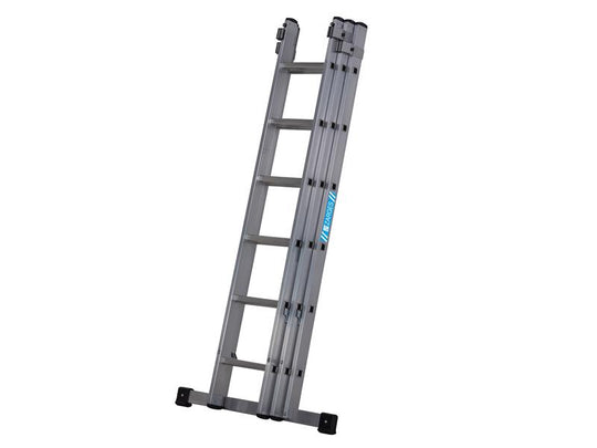 ZAR403626 - Everest Square-Rung Extension Ladder 3-Part 3 x 6