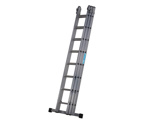 ZAR403826 - Everest Square-Rung Extension Ladder 3-Part 3 x 8