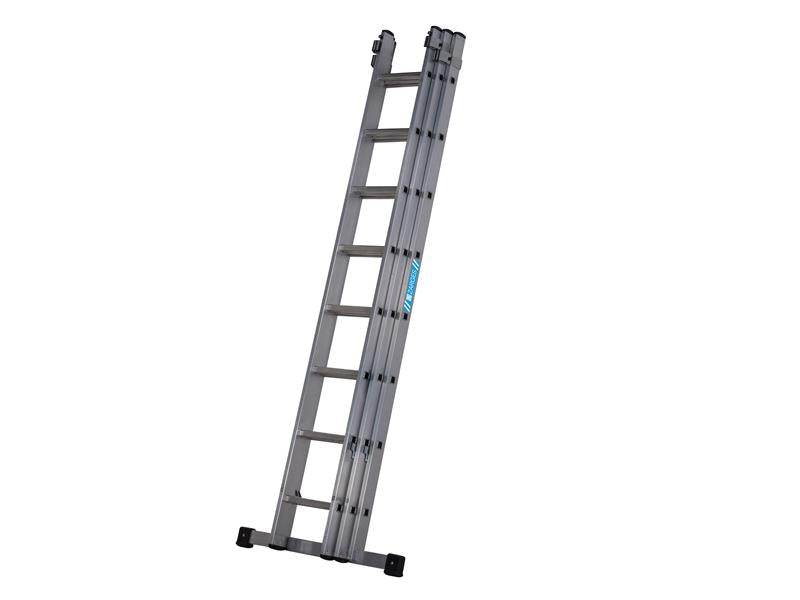 ZAR403826 - Everest Square-Rung Extension Ladder 3-Part 3 x 8