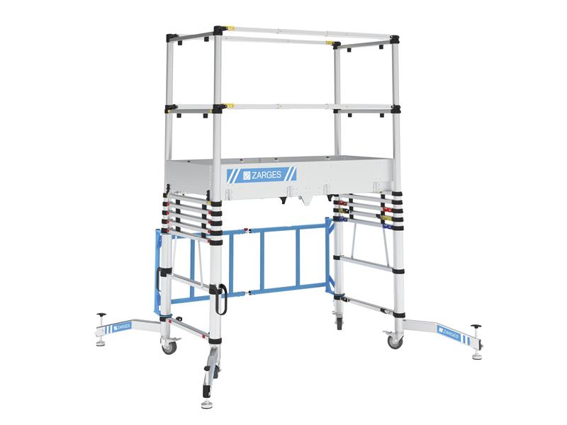 ZARTT002 - TT002 Teletower Aluminium Telescopic Scaffold Tower with Toeboards