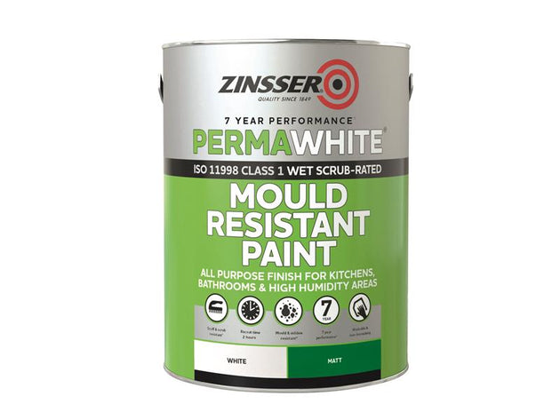 ZINPWES25L - Perma-White® Interior Paint Matt 2.5 litre